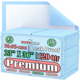 120-pads Durameg Inc#2336m Chux Pads Underpads 23x36 Puppy Bed And Pee Chucks Pad
