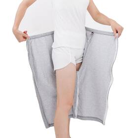 Uhlf02 Durasiko Unisex Side Zipper Bedridden Patient Clothing Pants Tear Away S