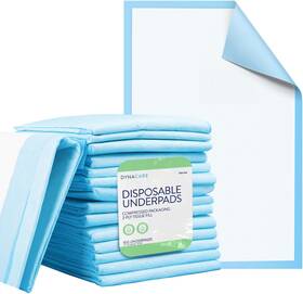 Dynarex 313056473408 Disposable Underpad 17 Inch X 24 22g 100 Count Medical-grade Incontinen