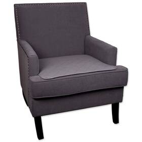 E-living Store 072724016896 Absorbent Washable Incontinence Chair Seat Protector Pad Grey