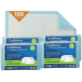 Dfs11898 Easy Comforts Confidence By Ectm Disposable Underpads Case Standard