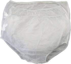 Easycomforts 707569066002 Vinyl Waterproof Incontinence Underpants 3 Pair Medium Clear