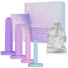 Ecoblossom 850049362887 Silicone Dilator Set - The Most Comfortable Dilators For Women With Pain Pe