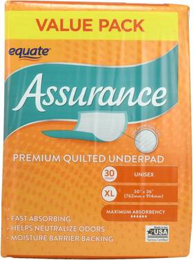 4780 Efancy Assurance Premium Quilted Underpad Value Pack Xl 30 Count Of 4