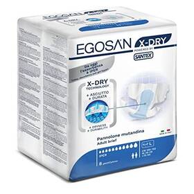 Egosan 011809017740 Adult Incontinence Diaper Briefs With 8 Hours Of Protection X-dry Technology