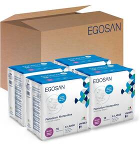 Egosan 045916094620 Maxi Adult Diapers 60 Count Xl