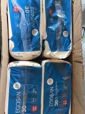 Xml4100nd-15cp Egosan Maxi 120ct Disposable Adult Diaper Brief Maximum Absorbency Small