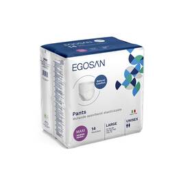 Xpul41b-14 Egosan Maxi Incontinence Underwear Pull Up Style Lightweight Breathable Disposable