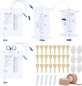Ehoycq 445027057089 Condom Catheter Overnight Kit For Elderly Men Age 80-24pcs Latex Condoms With Me