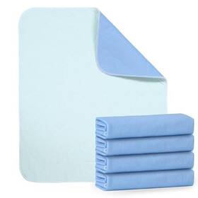 Ehucon 763559772162 Washable Underpads - 19.7 Inch X Pack Of 4 Pcs 4-layer Soft High Absorben