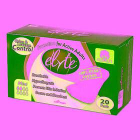 Elyte 016867005906 Incontinence Pads Mini 20 By Elyte 016867005906 Incontinence Pads Mini 20 By