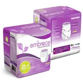 Embrace 898777001036 Premium Protection Incontinence Underwear Maximum Absorbency And Protectio