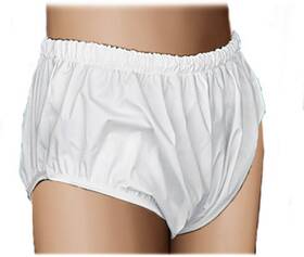 Essential Medical Supply 754756916725 Quik-sorb Pull On Reusable Vinyl Incontinent Pants - 3 Pairs Of Protectors Inch
