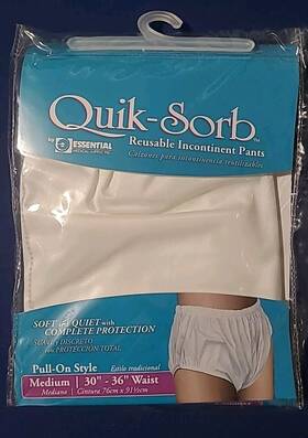 C6000m Essential Medical Supply Quik-sorb Pull On Incontinent Pants Medium 30 Inch -36 W