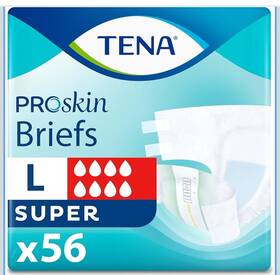 10768702543849 Essity Tena Proskin Super Incontinence Adult Diapers Maximum Absorbency L- 56ct