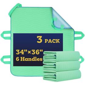 Eterna 34 36 Washable Positioning Bed Pad With 6 Reinforced Handles X Waterp