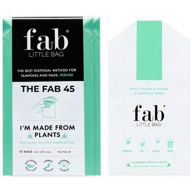Flb004plus Fab Little Bag Starter Plus Pack - 45 Sanitary Disposal Bags Green