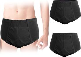 Fami Helper 634715765895 Incontinence Underwear For Men Washable 2-pack S C