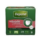 Fegag90 Depend Adjustable S-m Underwear