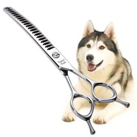 Fenice Peak 750226664417 Dog Grooming Shears Curved Chunker Scissors For Dogs And Cats Fac