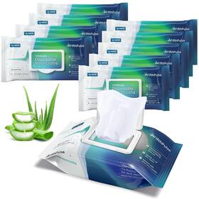 Fifthpulse 840331602944 Disposable Body Wipes For Adults 10 Packs Of 40 - Premoistened