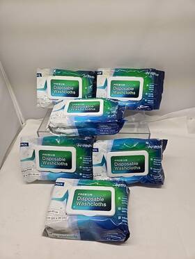 Fp-fmn100537 Fifthpulse Disposable Body Wipes For Adults 6 Packs Of 40 Premoistened
