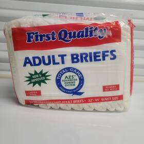 First Quality 908912100248 Vintage Abdl Adult Diapers Latex Free Size M 32 Inch -34 Waist