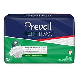 Per-fit360 First Quality Pfng012 Prevail Adult Brief Size 1 Medium 26 To 48 - Pack Of 16