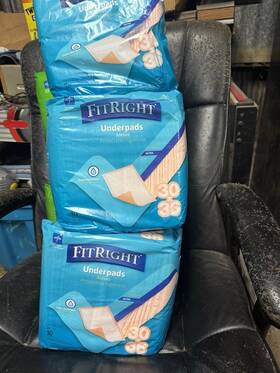 8362152c Fitright Underpads 30 X 36 Ultra Lot Of 3
