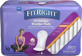 B07bs1bx2s Fitright Incontinence Bladder Control Pads Ultimate Absorbency 5.5 Inch X 15.75