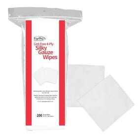 110509 Forpro Professional Collection Lint-free 4-ply Silky Gauze Wipes 100%