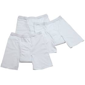 Fox Valley Traders 840167229278 Mens 10 Oz. Incontinence Boxer Briefs 3-pack White Medium