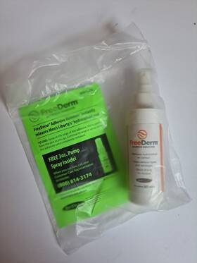 52220 Freederm Adhesive Remover Pump Spray 3 Oz Quick Drying No Residue