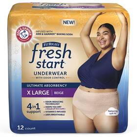 Fresh Start 193489136343 Fitright Incontinence And Postpartum Underwear For Women Xl Bei