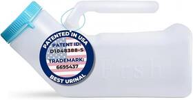 Frsh Collections 445011563572 Portable Urinals For Men And Elderly 1000ml Urine Jar Spill Proof Plastic