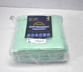 B0dbm3v9lw Fygrip Extra Heavy Absorbency Washable Underpads 4 Pack 36 Inch X 54 Green