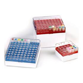 3042b Globe Scientific Biobox Polycarbonate Storage Box With Transparent Lid For 3ml 4ml And