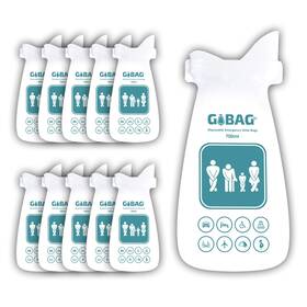 22074073 Gobag Disposable Urine Bags 10-pack Unisex Portable Urinal Pee With 2x A