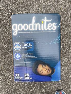 Goodnites 036000553352 Boys Nighttime Bedwetting Underwear Size Extra Large 95-140lbs 36ct
