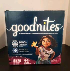 15417311 Goodnites Nighttime Bedwetting Underwear For Girls - S/m 44ct