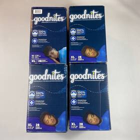 36000-55335 Goodnites Boys Nighttime Bedwetting Underwear Xl 95-140 Lbs 112 Count Read 36000-55335 Goodnites Boys Nighttime Bedwetting Underwear Xl 95-140 Lbs 112 Count Read