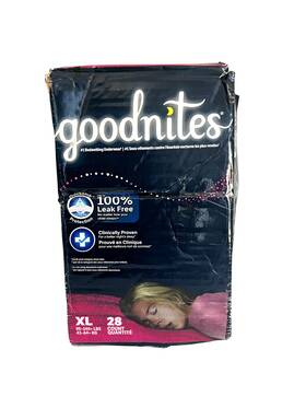 81083752 Goodnites Girlsft Nighttime Bedwetting Underwear Size Xl - 28ct