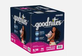 990342379 Goodnites Nighttime Bedwetting Underwear For Girls Small 38-65 Lbs. 74 Count