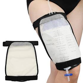 Gotohere 765133709397 Leg Bag Mesh Holder With Pocket For Urine Collection Bags Nephrostomy Foley U