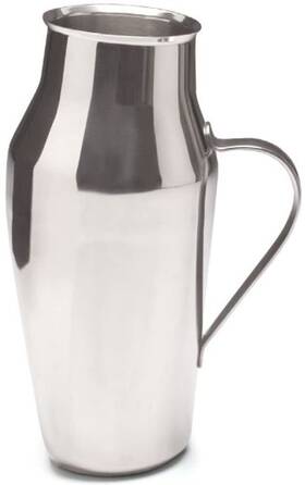 Grafco 717076383646 Stainless Steel Male Urinal 1 1/4 - 3/4 Quarts Capacity 9 1/2 Inch X 4