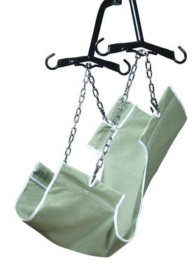 Graham-field 717076037129 Lumex Standard 2-point Sling With Commode Opening For Patient Lifts Canvas F