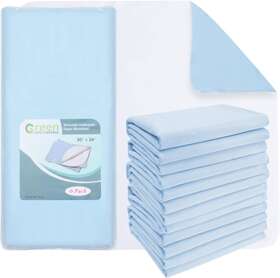 Green Life Universe 696595130606 6 Pack Incontinence Bed Pad Waterproof Underpads Washable Reusable Pet Training