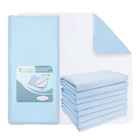 Underpad3436-4-fbm Green Life Universe 709930295639 Washable Underpads Incontinence Urine Pads Bed Large Reusable Waterproof