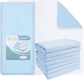 Green Life Universe 744110270402 4 Pack Incontinence Bed Pad Waterproof Underpads Washable Reusable Pet Training