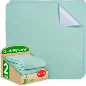 Green Lifestyle 672288000449 Washable Underpads - Heavy Absorbency Reusable Bedwetting Inch